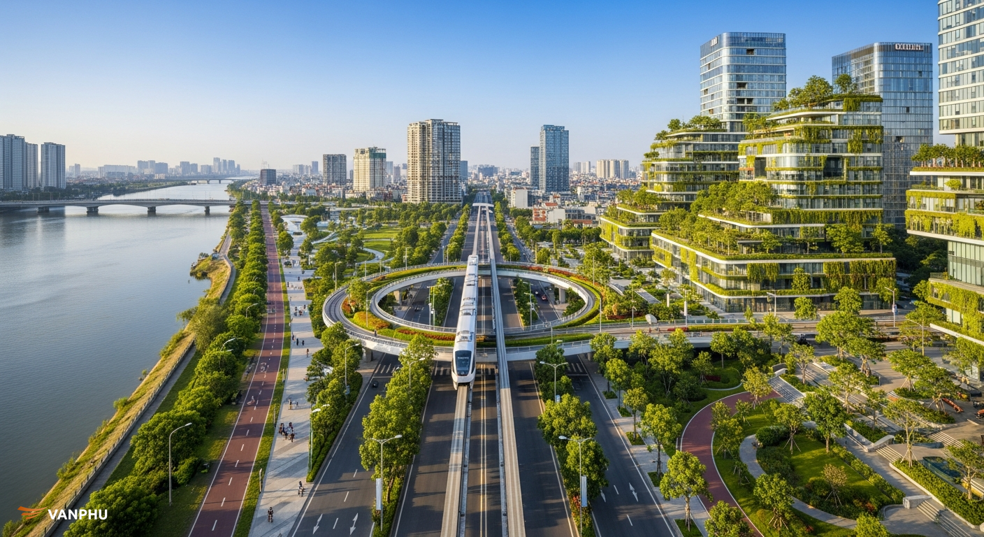 Liên danh Văn Phú – Đèo Cả: Kiến tạo tương lai ven sông Hồng