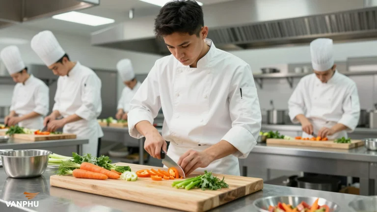 Tại sao kỹ năng dao chuyên nghiệp lại thiết yếu cho sinh viên ẩm thực?