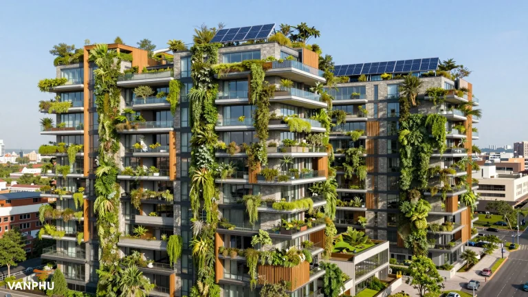 What are the emerging trends in sustainable green apartments?